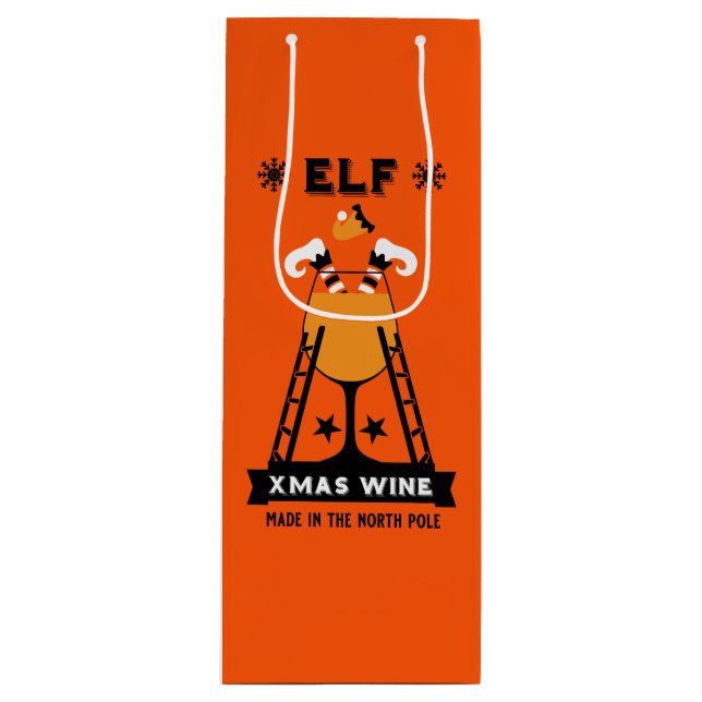 Bolsa Para Vino Elf Navidad Wine (Anverso)