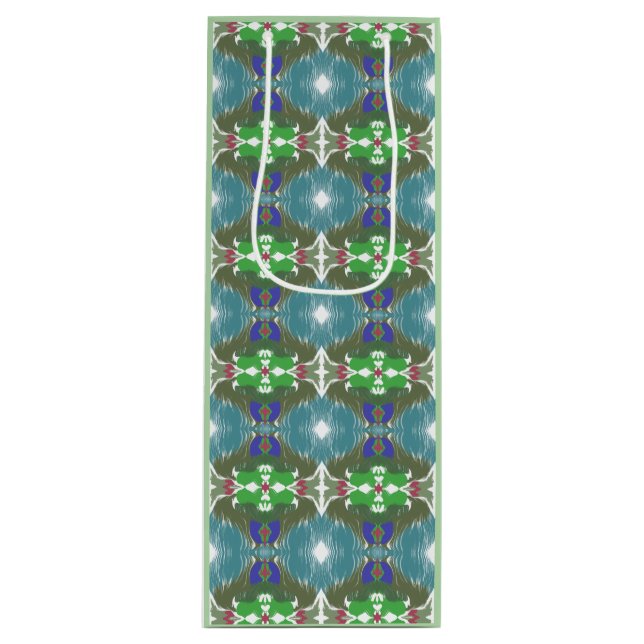 Bolsa Para Vino Emerald Tide Kaleidoscope (Anverso)