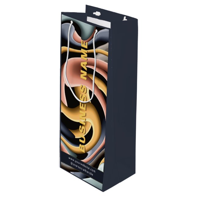 Bolsa Para Vino Empresa moderna personalizada de promoción de la c (Angulo Anverso)