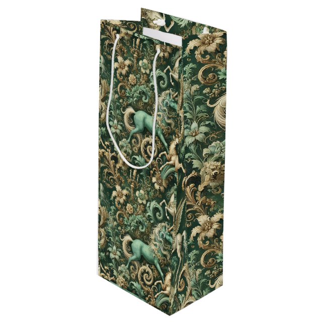 Bolsa Para Vino Equinoccio celeste - Unicornio mítico (Angulo Anverso)