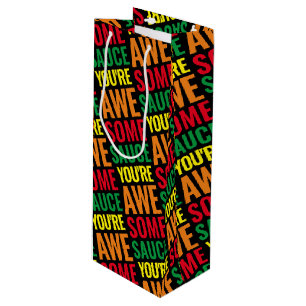 Bolsa Para Vino ¡Eres Awesomesauce! Día Mundial del Cumplimiento