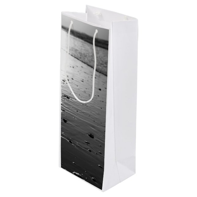 Bolsa Para Vino Escala de grises de arena dorada (Angulo Anverso)