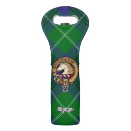 Bolsa Para Vino Escudo de Clan Oliphant sobre la Bolsa de Vino Tar