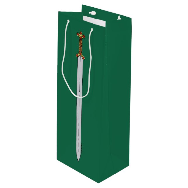 Bolsa Para Vino Espada celta antigua (Angulo Anverso)