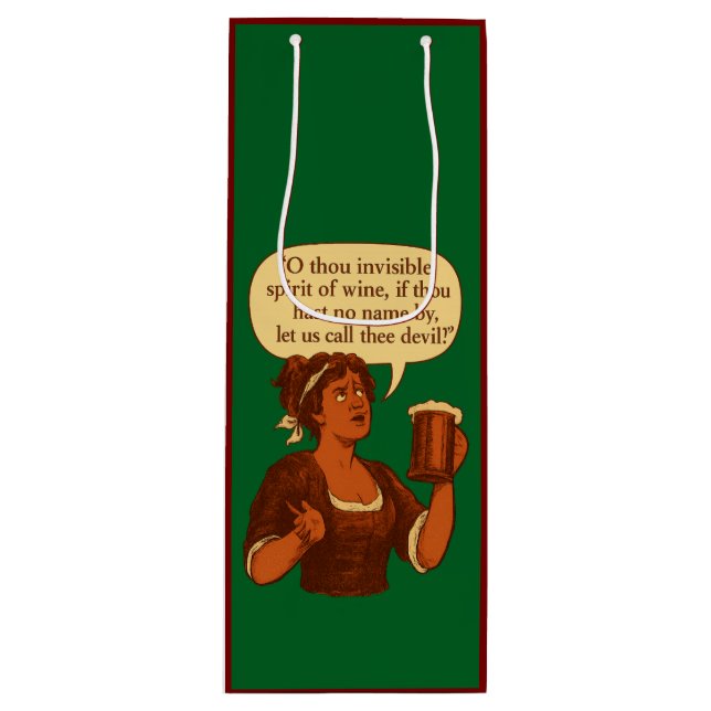 Bolsa Para Vino Espíritu invisible del vino (Anverso)