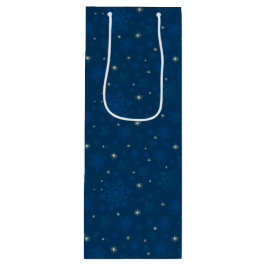 Bolsa Para Vino Espumosos copos de nieve y luz estelar