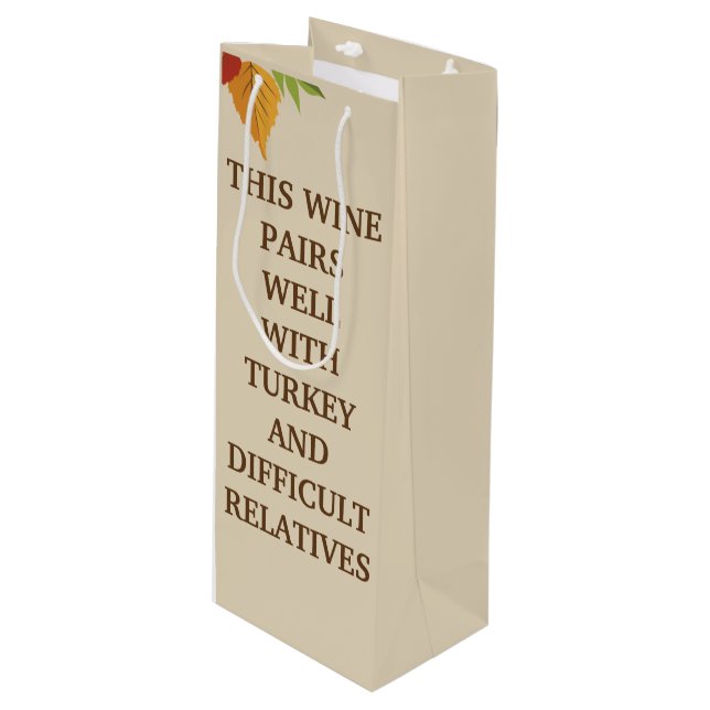 Bolsa Para Vino Este Wine Pares Bien (Angulo Anverso)