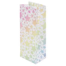 Bolsa Para Vino Estrella del arcoiris Pastel Baby Shower