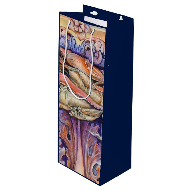 Bolsa Para Vino Etiqueta de reproducción Spike and Curly (Angulo Anverso)