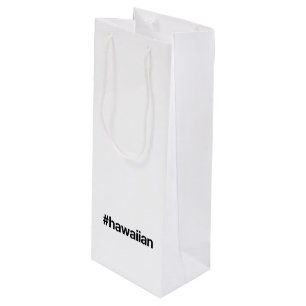 Bolsa Para Vino Etiqueta HAWAIIAN