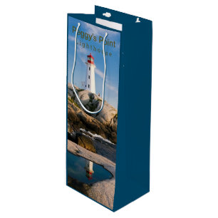 Bolsa Para Vino Faro de Peggys Point Atlantic Canadá