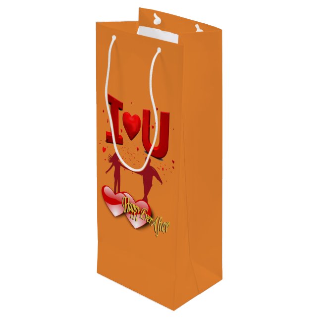 Bolsa Para Vino Feliz año después (Angulo reverso)