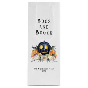 Bolsa Para Vino Feliz Halloween Spooky Samhain Pumpkins Crystals