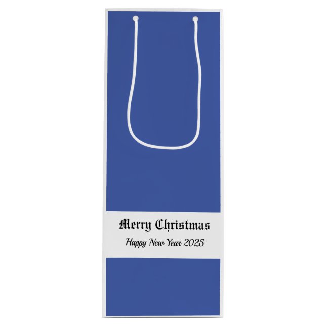 Bolsa Para Vino ¡Feliz Navidad! (Anverso)