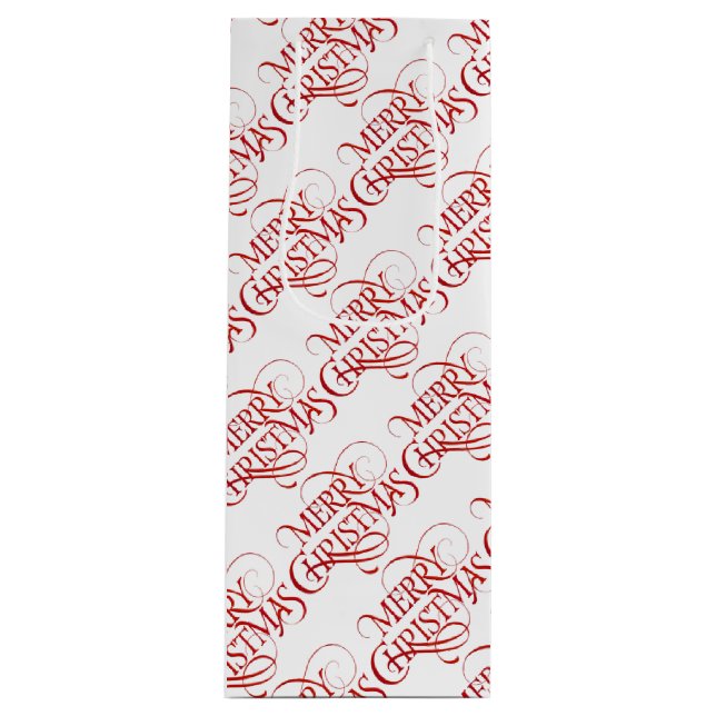 Bolsa Para Vino Feliz Navidad (Anverso)