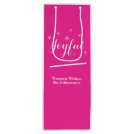 Bolsa Para Vino Feliz Navidad Nombre personalizado Moda moderna El