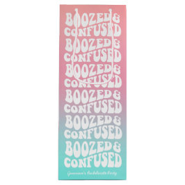 Bolsa Para Vino Fiesta de bachillerato rosa de Retro Aqua