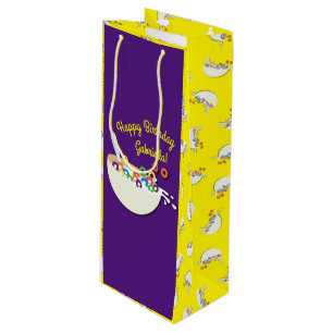 Bolsa Para Vino Fiesta de cumpleaños de Cereal Bowl Sleepover