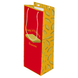 Bolsa Para Vino Fiesta de cumpleaños de Waffle Cute Breakfast