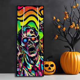 Bolsa Para Vino Fiesta de Halloween para los sicodélicos zombis