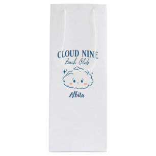 Bolsa Para Vino fiesta de soltería de nube 9