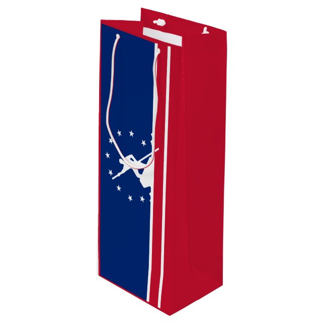 Bolsa Para Vino Flag of Richmond, Virginia Wine Gift Bag (Angulo Anverso)