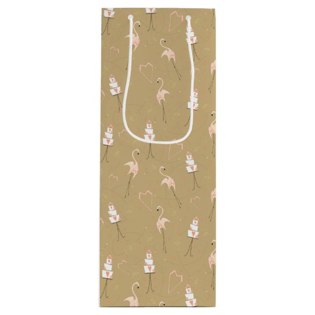 Bolsa Para Vino Flamingo Boda Multi Wine (Anverso)