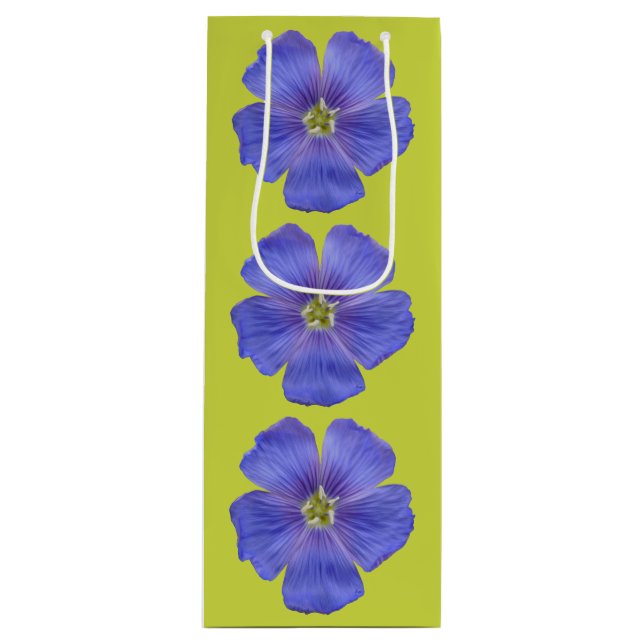 Bolsa Para Vino Flaux azul #1 (Anverso)