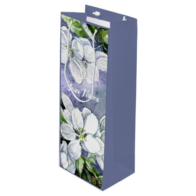 Bolsa Para Vino Flor de manzano (Angulo Anverso)