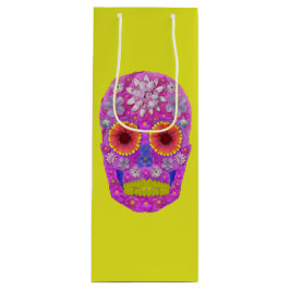 Bolsa Para Vino Flor Skull 2