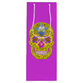 Bolsa Para Vino Flor Skull 3