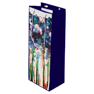 Bolsa Para Vino Flores