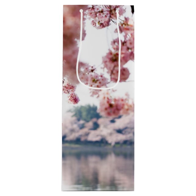 Bolsa Para Vino Flores de cerezo (Anverso)