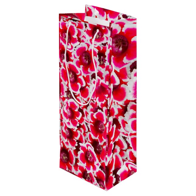 Bolsa Para Vino Flores de Weigela Florida (Angulo reverso)