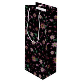 Bolsa Para Vino Flores y niebla de bayas