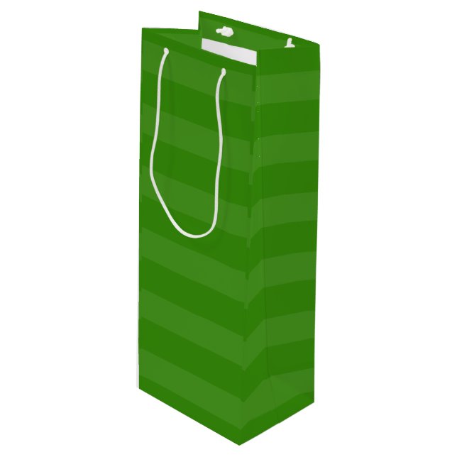 Bolsa Para Vino Fondo Verde (Angulo Anverso)