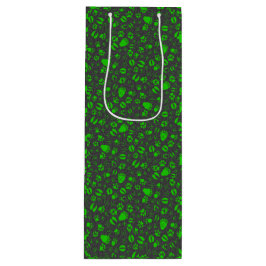 Bolsa Para Vino Foot prints 01.b.green DGrey BG