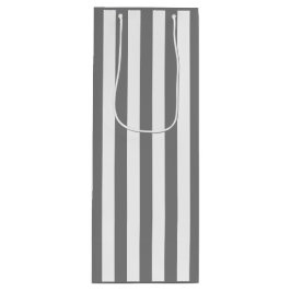 Bolsa Para Vino Franja gris media y blanca
