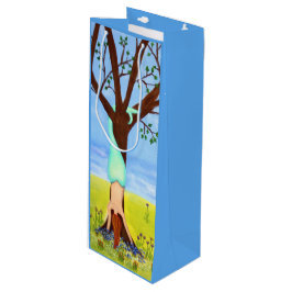 Bolsa Para Vino "Fuera arte de la sirena del agua"