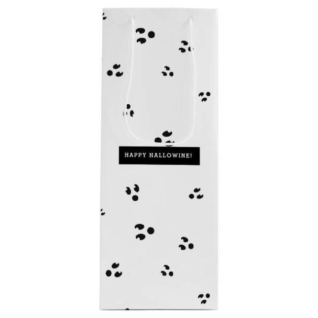 Bolsa Para Vino Ghost Face Happy Hallowine (Anverso)