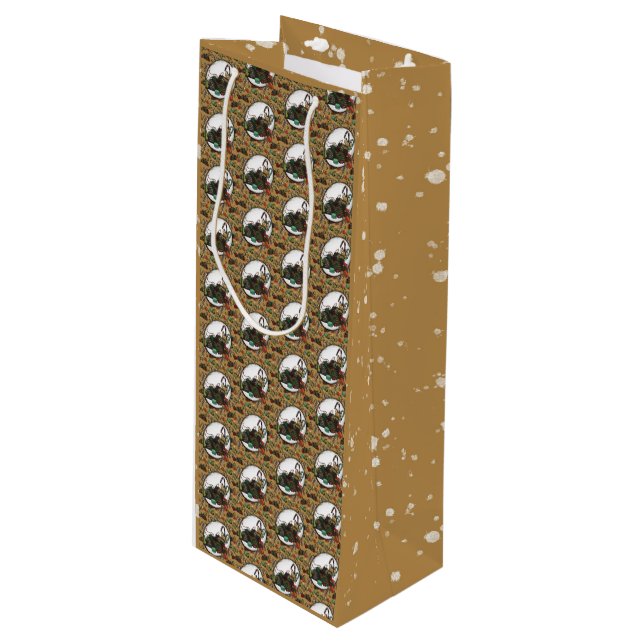 Bolsa Para Vino Gingerbread Man- Coco (Angulo Anverso)