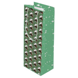 Bolsa Para Vino Gingerbread Man- Mint