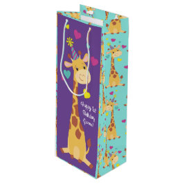 Bolsa Para Vino Giraffe Kids Birthday Fiesta Cute