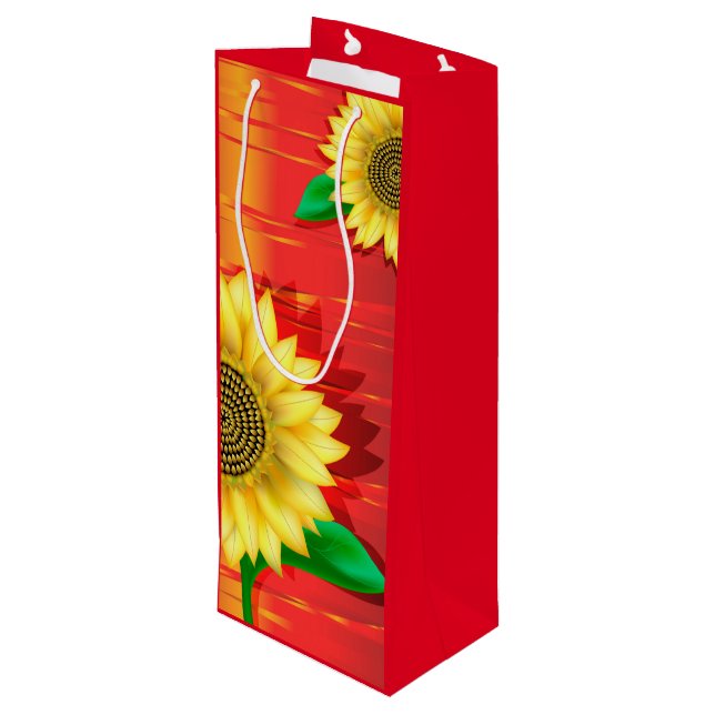 Bolsa Para Vino Girasol (Angulo reverso)