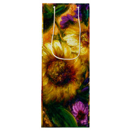 Bolsa Para Vino "Girasol Dorado"