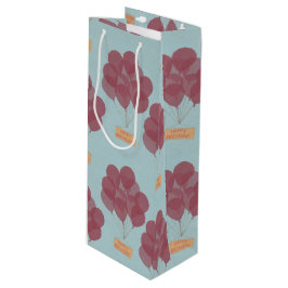 Bolsa Para Vino Globos de cumpleaños felices