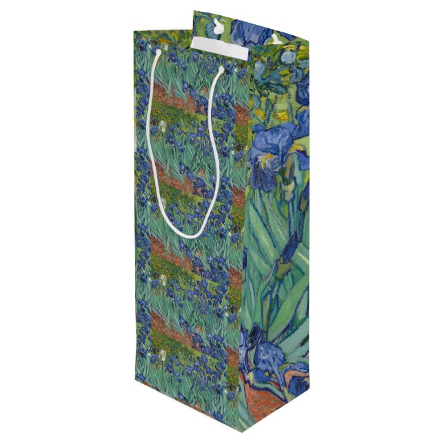 Bolsa Para Vino Gogh de Van Amarilla Verde Azul Irlandés (Angulo reverso)