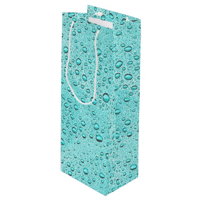 Bolsa Para Vino Gotas acuáticas (Angulo Anverso)