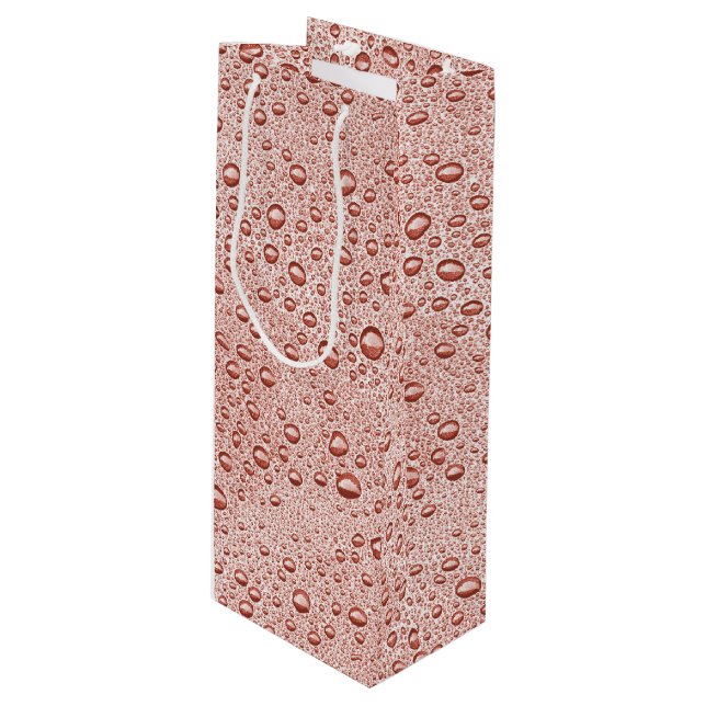 Bolsa Para Vino Gotas de agua de naranja (Angulo Anverso)