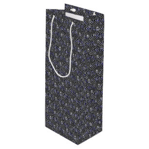 Bolsa Para Vino Gotitas de lluvia en metal